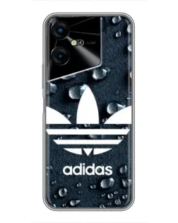 Чохол для TECNO POVA Neo 3 з картинкою «Adidas Trefoil Blue»