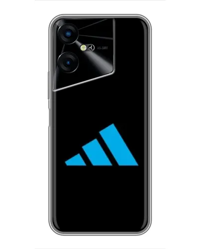 Чехол для TECNO POVA Neo 3 с картинкой «Adidas Cyan Logo»