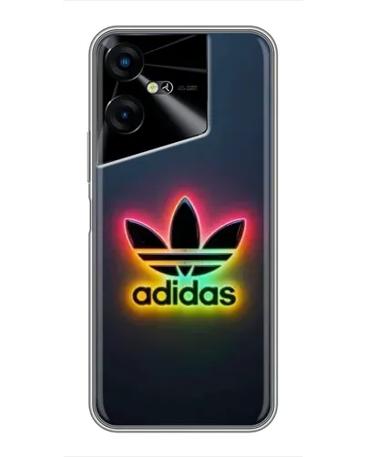 Чехол для TECNO POVA Neo 3 с картинкой «Неоновый Adidas»