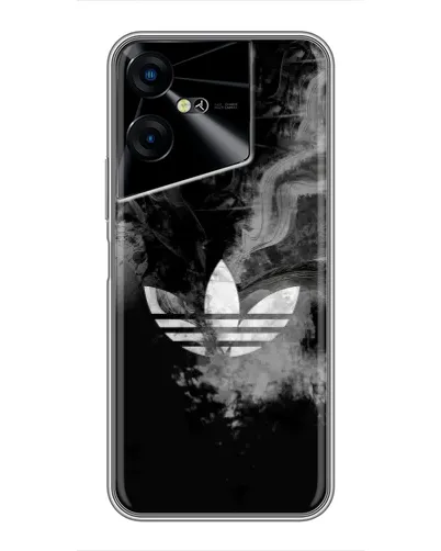 Чехол для TECNO POVA Neo 3 с картинкой «Абстрактный дым Adidas»