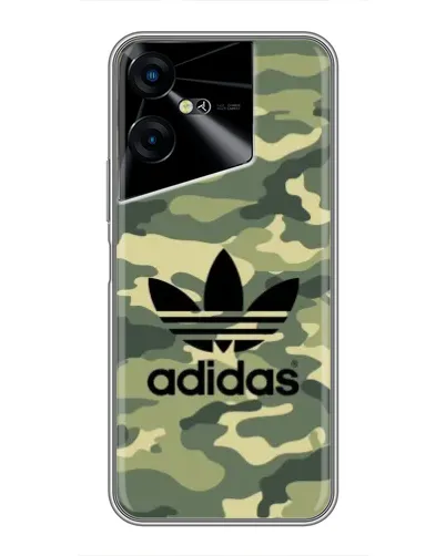 Чехол для TECNO POVA Neo 3 с картинкой «Милитари стиль Adidas»