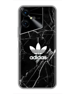 Чохол для TECNO POVA Neo 3 з картинкою «Білий мармур Adidas»