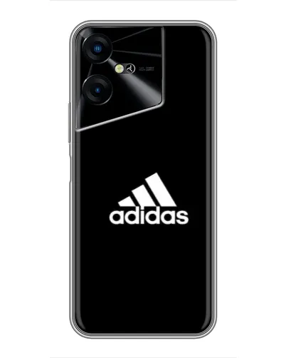 Чехол для TECNO POVA Neo 3 с картинкой «Черная классика Adidas»