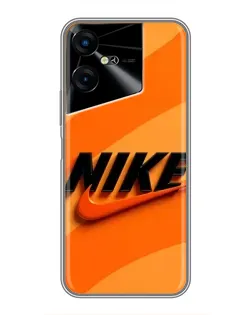 Чехол для TECNO POVA Neo 3 с картинкой «Оранжевый драйв Nike» Чехол для TECNO POVA Neo 3 с картинкой «Оранжевый драйв Nike»