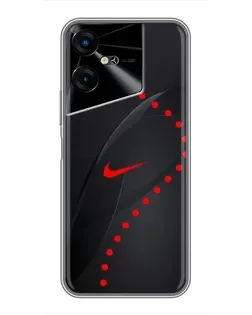 Чехол для TECNO POVA Neo 3 с картинкой «Абстрактный дизайн Nike» Чехол для TECNO POVA Neo 3 с картинкой «Абстрактный дизайн Nike»