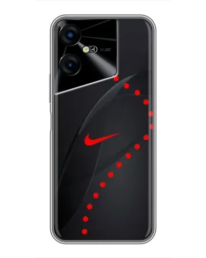 Чехол для TECNO POVA Neo 3 с картинкой «Абстрактный дизайн Nike»