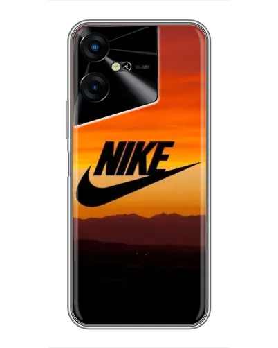 Чехол для TECNO POVA Neo 3 с картинкой «Nike — вечерний горизонт»