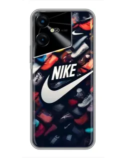 Чехол для TECNO POVA Neo 3 с картинкой «Коллекция кроссовок Nike» Чехол для TECNO POVA Neo 3 с картинкой «Коллекция кроссовок Nike»