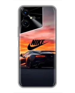 Чехол для TECNO POVA Neo 3 с картинкой «Nike и суперкар» Чехол для TECNO POVA Neo 3 с картинкой «Nike и суперкар»