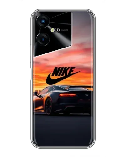Чехол для TECNO POVA Neo 3 с картинкой «Nike и суперкар»