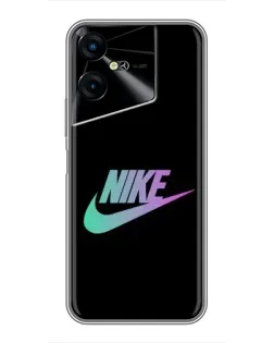 Чехол для TECNO POVA Neo 3 с картинкой «Nike — городская ночь» Чехол для TECNO POVA Neo 3 с картинкой «Nike — городская ночь»