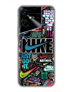 Чехол для TECNO POVA Neo 3 с картинкой «Яркий коллаж Nike» Чехол для TECNO POVA Neo 3 с картинкой «Яркий коллаж Nike»