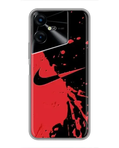 Чехол для TECNO POVA Neo 3 с картинкой «Красные брызги Nike» Чехол для TECNO POVA Neo 3 с картинкой «Красные брызги Nike»