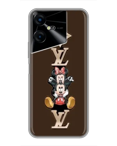 Чехол для TECNO POVA Neo 3 с картинкой «LV и Микки Маус»