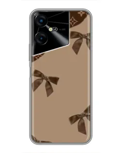 Чехол для TECNO POVA Neo 3 с картинкой «LV — кофейный атлас»