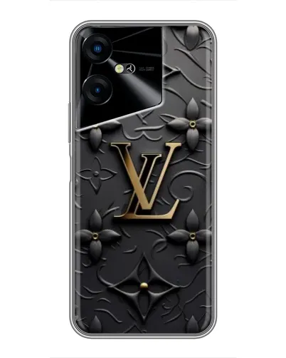 Чехол для TECNO POVA Neo 3 с картинкой «Кожаная текстура LV»