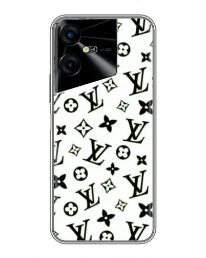 Чехол для TECNO POVA Neo 3 с картинкой «Монохромный хаос LV»