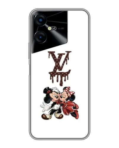Чехол для TECNO POVA Neo 3 с картинкой «LV и Микки Маус»