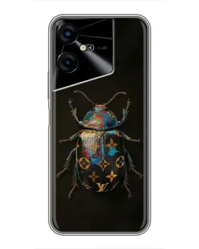 Чехол для TECNO POVA Neo 3 с картинкой «LV — мраморный принт»