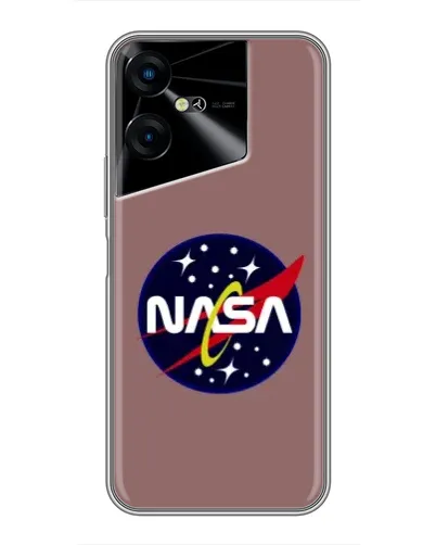 Чехол для TECNO POVA Neo 3 с картинкой «NASA — ретро космос»