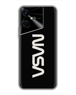 Чехол для TECNO POVA Neo 3 с картинкой «NASA — вертикальный логотип» Чехол для TECNO POVA Neo 3 с картинкой «NASA — вертикальный логотип»