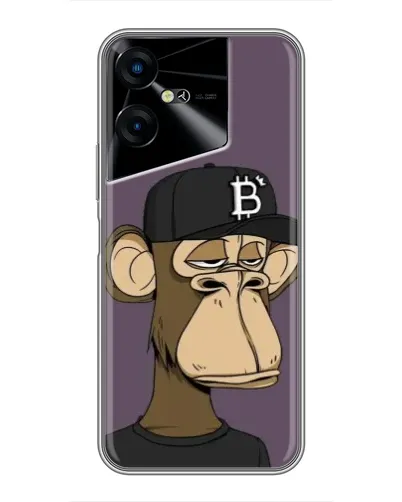 Чехол для TECNO POVA Neo 3 с картинкой «Bored Ape в кепке»
