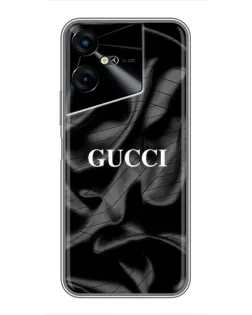 Чехол для TECNO POVA Neo 3 с картинкой «Gucci — шелковые волны»