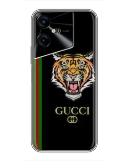 Чехол для TECNO POVA Neo 3 с картинкой «Тигр Gucci»