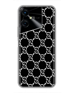 Чехол для TECNO POVA Neo 3 с картинкой «Gucci — сетчатый паттерн»