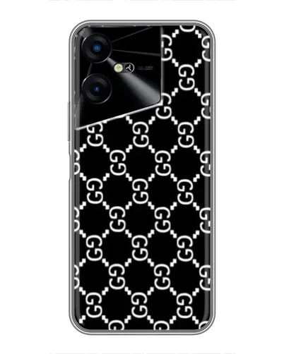 Чехол для TECNO POVA Neo 3 с картинкой «Gucci — сетчатый паттерн»