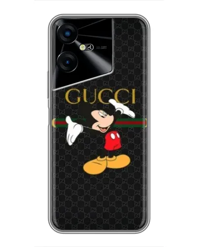 Чехол для TECNO POVA Neo 3 с картинкой «Микки Маус Gucci»