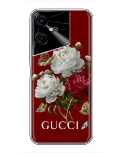 Чехол для TECNO POVA Neo 3 с картинкой «Gucci —  сад»