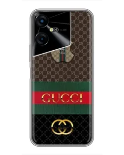 Чехол для TECNO POVA Neo 3 с картинкой «Gucci — брендированный десерт»