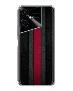 Чехол для TECNO POVA Neo 3 с картинкой «Gucci — неоновая линия»