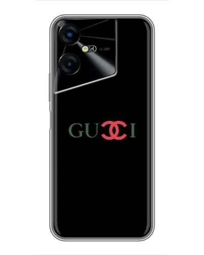 Чехол для TECNO POVA Neo 3 с картинкой «Gucci — красный градиент»