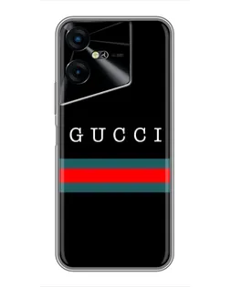Чехол для TECNO POVA Neo 3 с картинкой «Gucci — красный пояс»