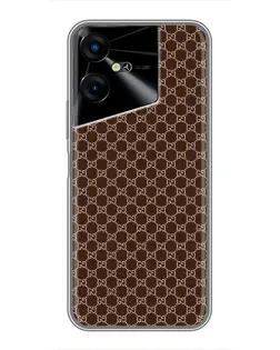 Чехол для TECNO POVA Neo 3 с картинкой «Gucci — шоколадная сетка»