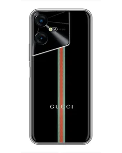 Чехол для TECNO POVA Neo 3 с картинкой «Gucci — строгая линия»
