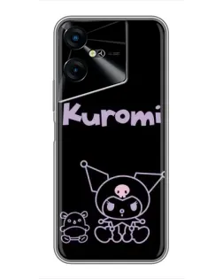 Чохол для TECNO POVA Neo 3 з картинкою «Kuromi — чорний мінімалізм» Чохол для TECNO POVA Neo 3 з картинкою «Kuromi — чорний мінімалізм»