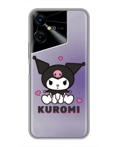 Чехол для TECNO POVA Neo 3 с картинкой «Kuromi — фиолетовый арт» Чехол для TECNO POVA Neo 3 с картинкой «Kuromi — фиолетовый арт»