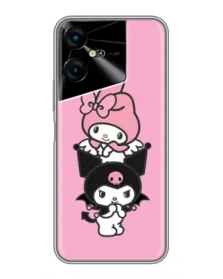 Чохол для TECNO POVA Neo 3 з картинкою «My Melody та Kuromi» Чохол для TECNO POVA Neo 3 з картинкою «My Melody та Kuromi»