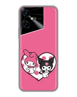 Чохол для TECNO POVA Neo 3 з картинкою «Kuromi та My Melody» Чохол для TECNO POVA Neo 3 з картинкою «Kuromi та My Melody»