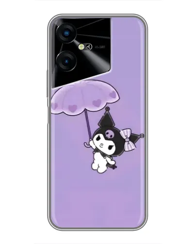 Чехол для TECNO POVA Neo 3 с картинкой «Kuromi с зонтиком» Чехол для TECNO POVA Neo 3 с картинкой «Kuromi с зонтиком»