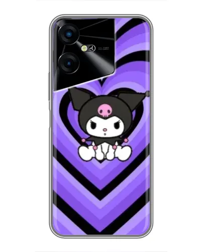 Чехол для TECNO POVA Neo 3 с картинкой «Kuromi и фиолетовые сердца» Чехол для TECNO POVA Neo 3 с картинкой «Kuromi и фиолетовые сердца»