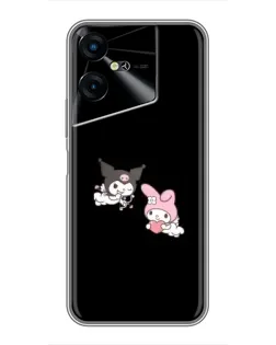 Чохол для TECNO POVA Neo 3 з картинкою «My Melody та Kuromi» Чохол для TECNO POVA Neo 3 з картинкою «My Melody та Kuromi»