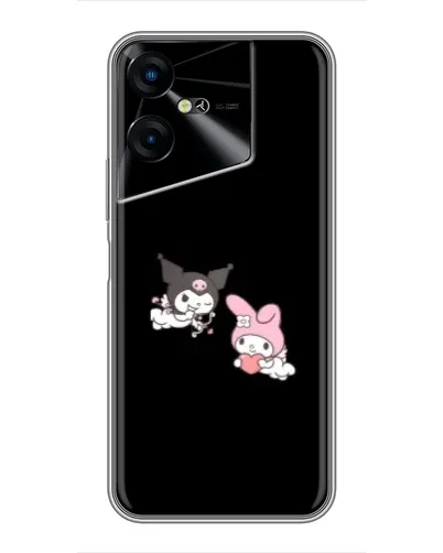 Чехол для TECNO POVA Neo 3 с картинкой «My Melody и Kuromi» Чехол для TECNO POVA Neo 3 с картинкой «My Melody и Kuromi»