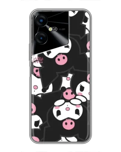 Чехол для TECNO POVA Neo 3 с картинкой «Паттерн голов Куроми» Чехол для TECNO POVA Neo 3 с картинкой «Паттерн голов Куроми»