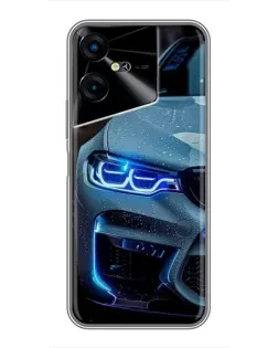 Чохол для TECNO POVA Neo 3 з картинкою «Погляд BMW з синіми фарами» Чохол для TECNO POVA Neo 3 з картинкою «Погляд BMW з синіми фарами»