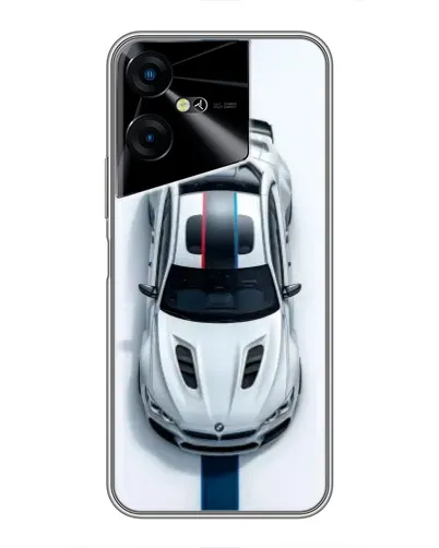 Чехол для TECNO POVA Neo 3 с картинкой «Вид сверху — BMW M»