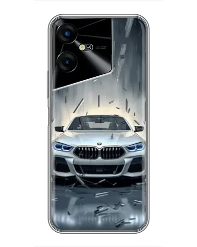 Чехол для TECNO POVA Neo 3 с картинкой «BMW в свете фар»